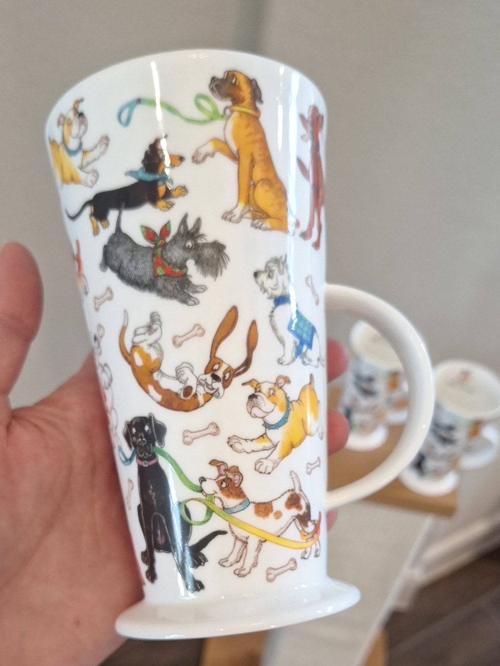 Dunoon Dogs Galore By Cherry Denman 3 Piece Tall Mug Set - Picture 3 of 6